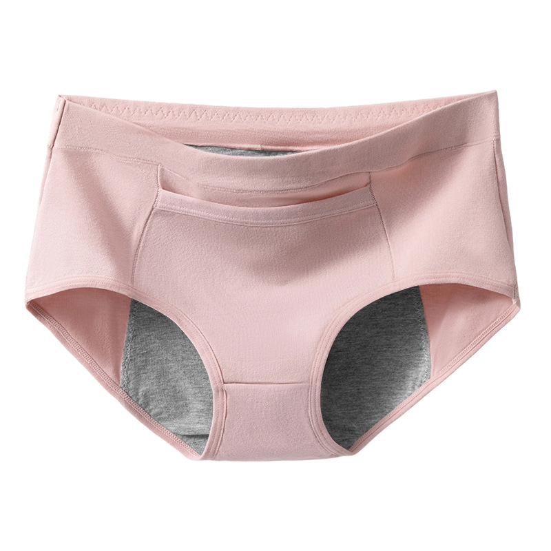Period Panty Absorbent - Damskie majtki menstruacyjne z wysokim stanem,