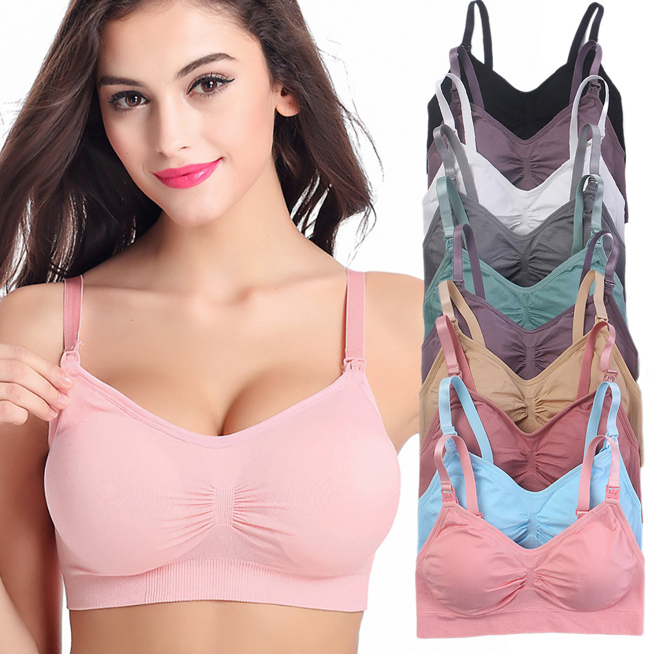 Nursing Bra Sleep - Oddychające biustonosze ciążowe w ciąży Komfort