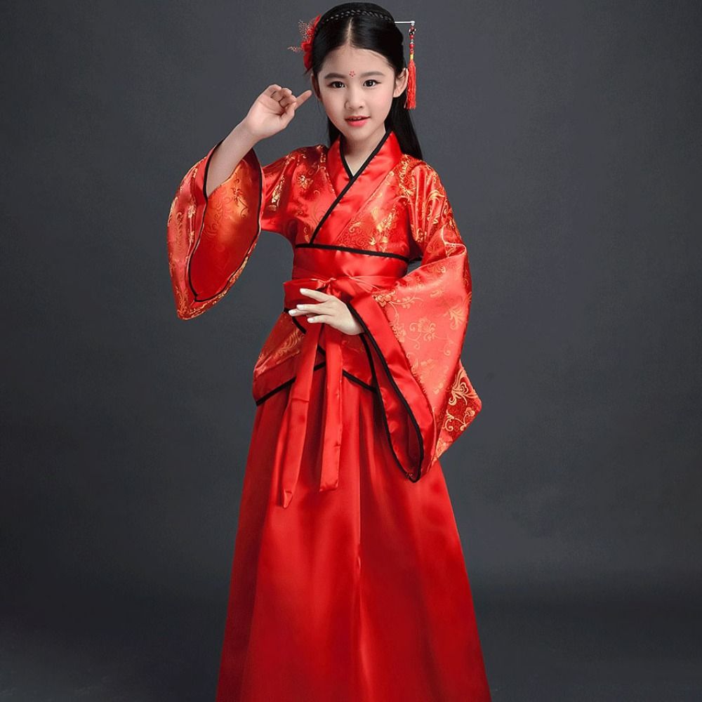 Robe Silk Women - Modne etniczne stroje dziecięce, starożytne kostiumy,