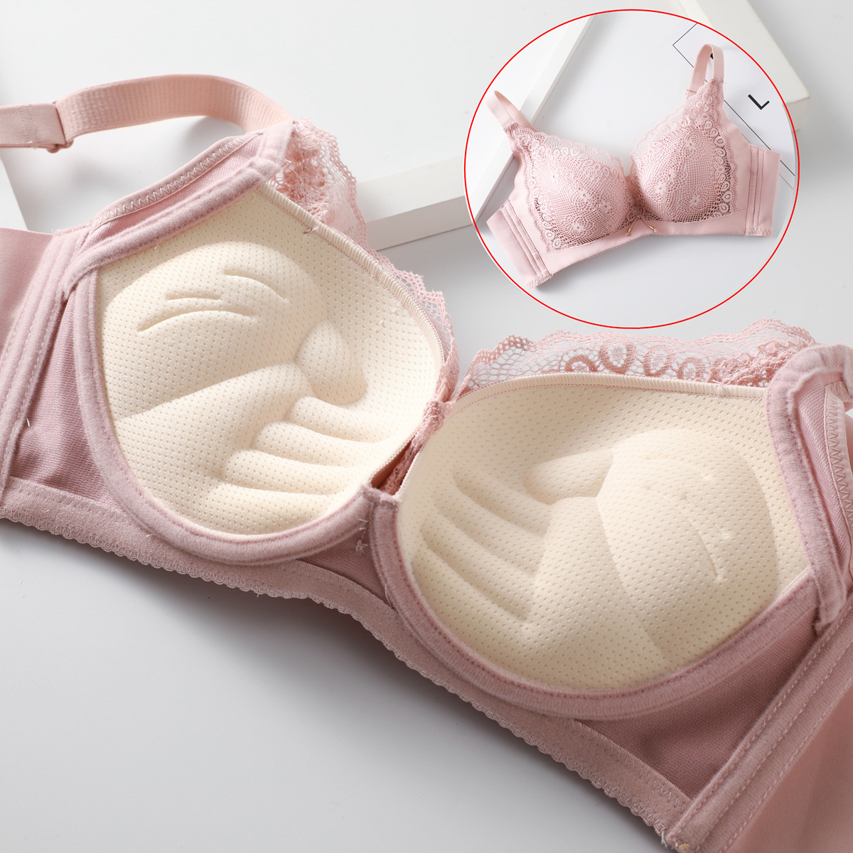 Bralette Wireless Soft - Biustonosz push-up dla kobiet Seksowny koronkowy