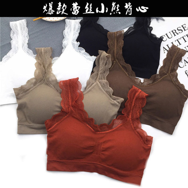 Strapless Bra Backless - 3D seksowna koronkowa bielizna bezszwowy sportowy