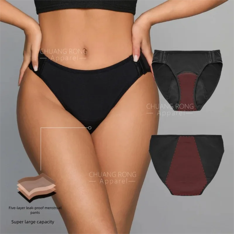 Period Panty Absorbent - Damska bielizna menstruacyjna plus size, łatwa
