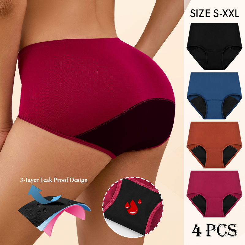 Period Panty Absorbent - Bezszwowe majtki menstruacyjne dla kobiet, z