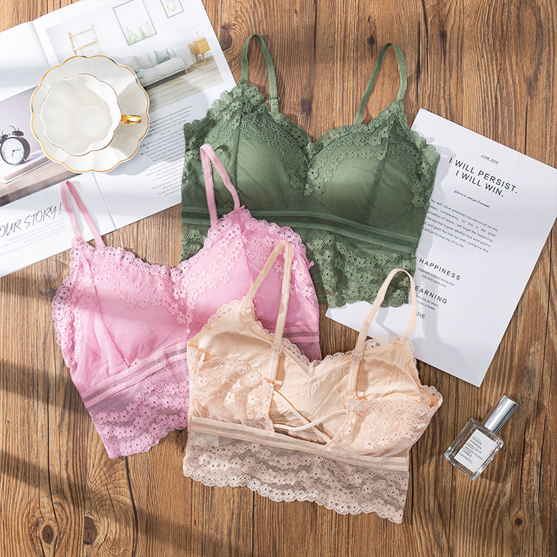 Strapless Bra Backless - 3D seksowna koronkowa bielizna bezszwowy sportowy