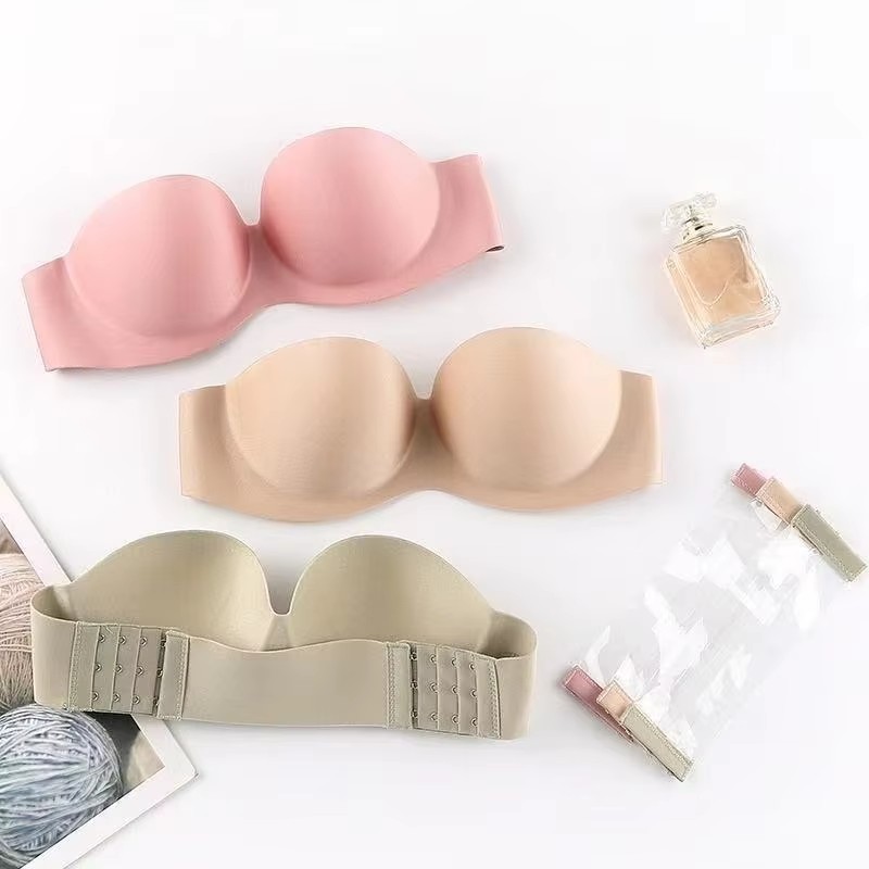 Strapless Bra Backless - Damski seksowny biustonosz bez ramiączek, push-up,
