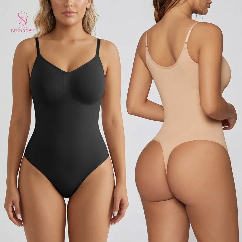 Shapewear Bodysuit Firm - XS 3XL Bezszwowe body Shapewear Bodysuit