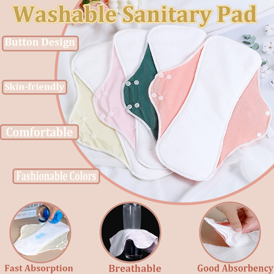 Period Panty Absorbent - 1 szt. Zmywalne podpaski higieniczne dla