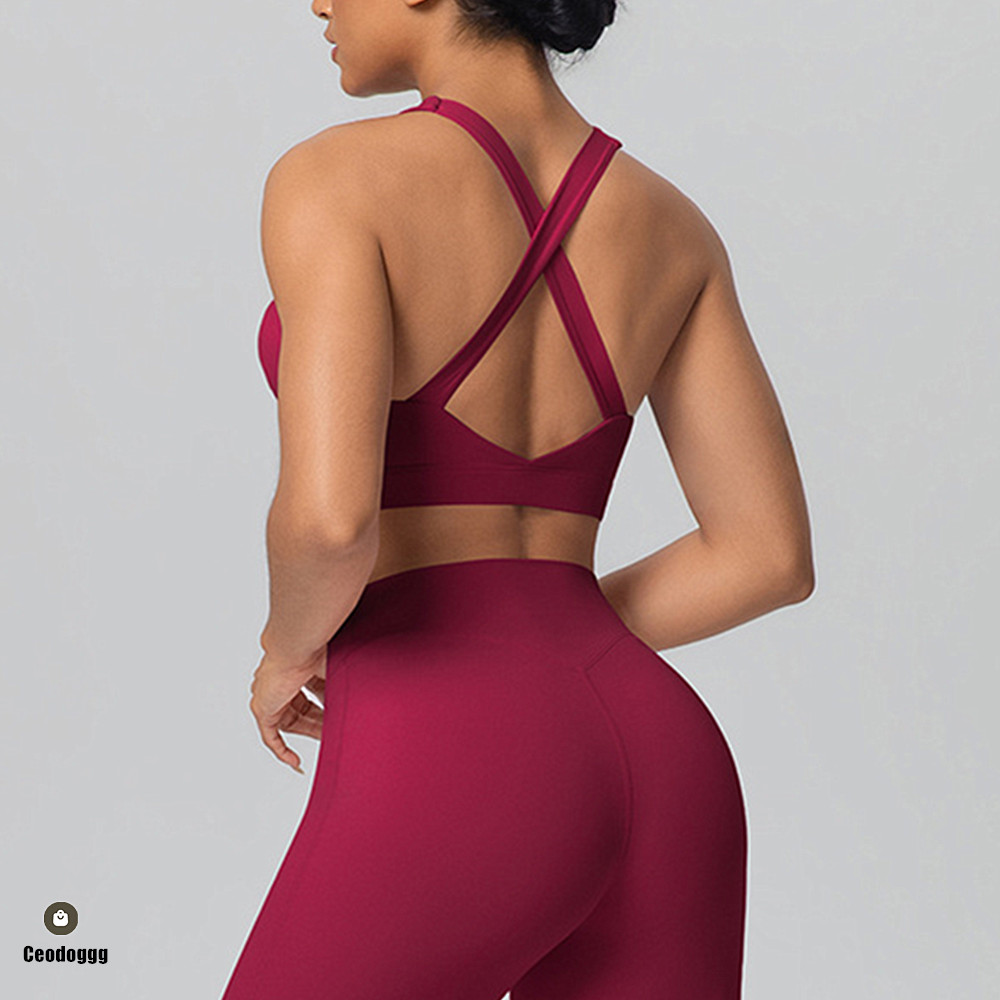 Sports Bra High Impact - Biustonosz sportowy z wkładkami, na ramiączkach,
