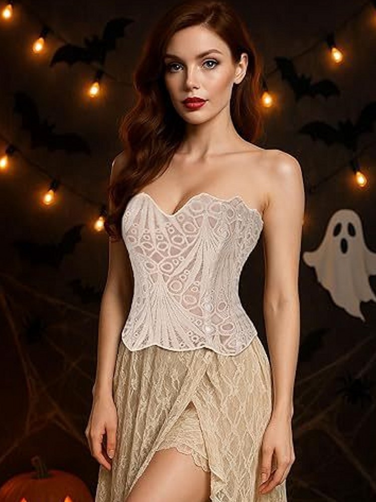 Koronkowy gorset damski, top,  – Cami Top Lace recenzja i cena