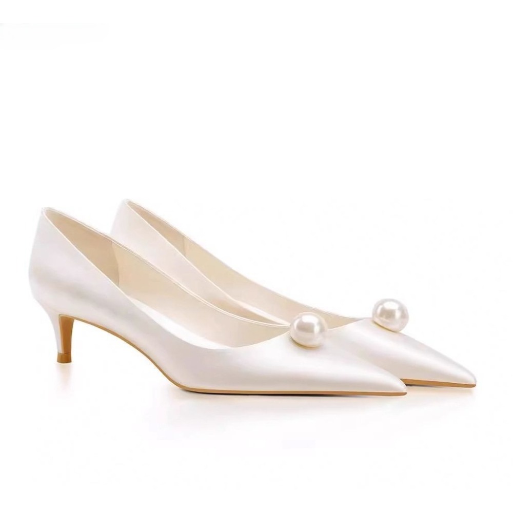 Nowe białe satynowe buty ślubn – Slip Dress Satin recenzja i cena