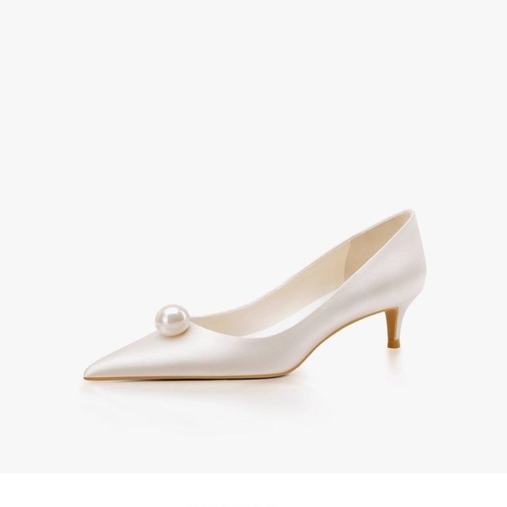 Nowe białe satynowe buty ślubn – Slip Dress Satin recenzja i cena