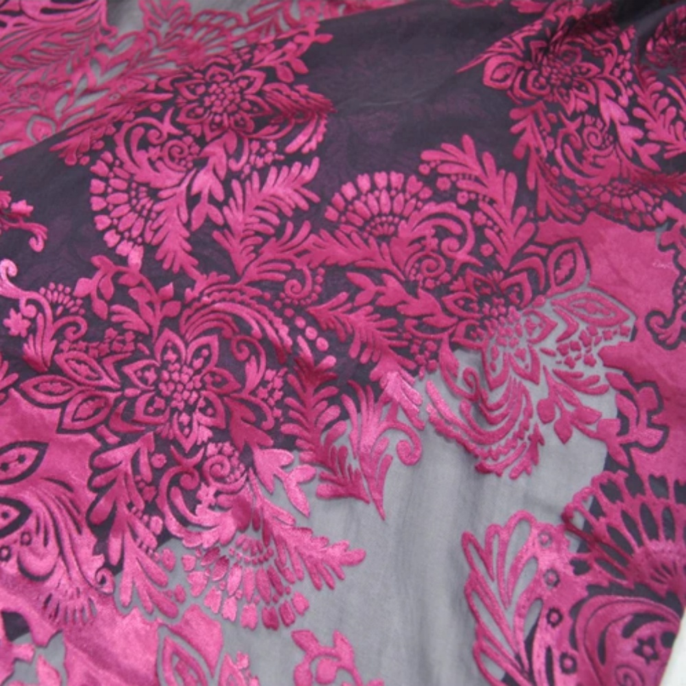 Modna, duża, różowa kwiatowa a – Robe Silk Women recenzja i cena
