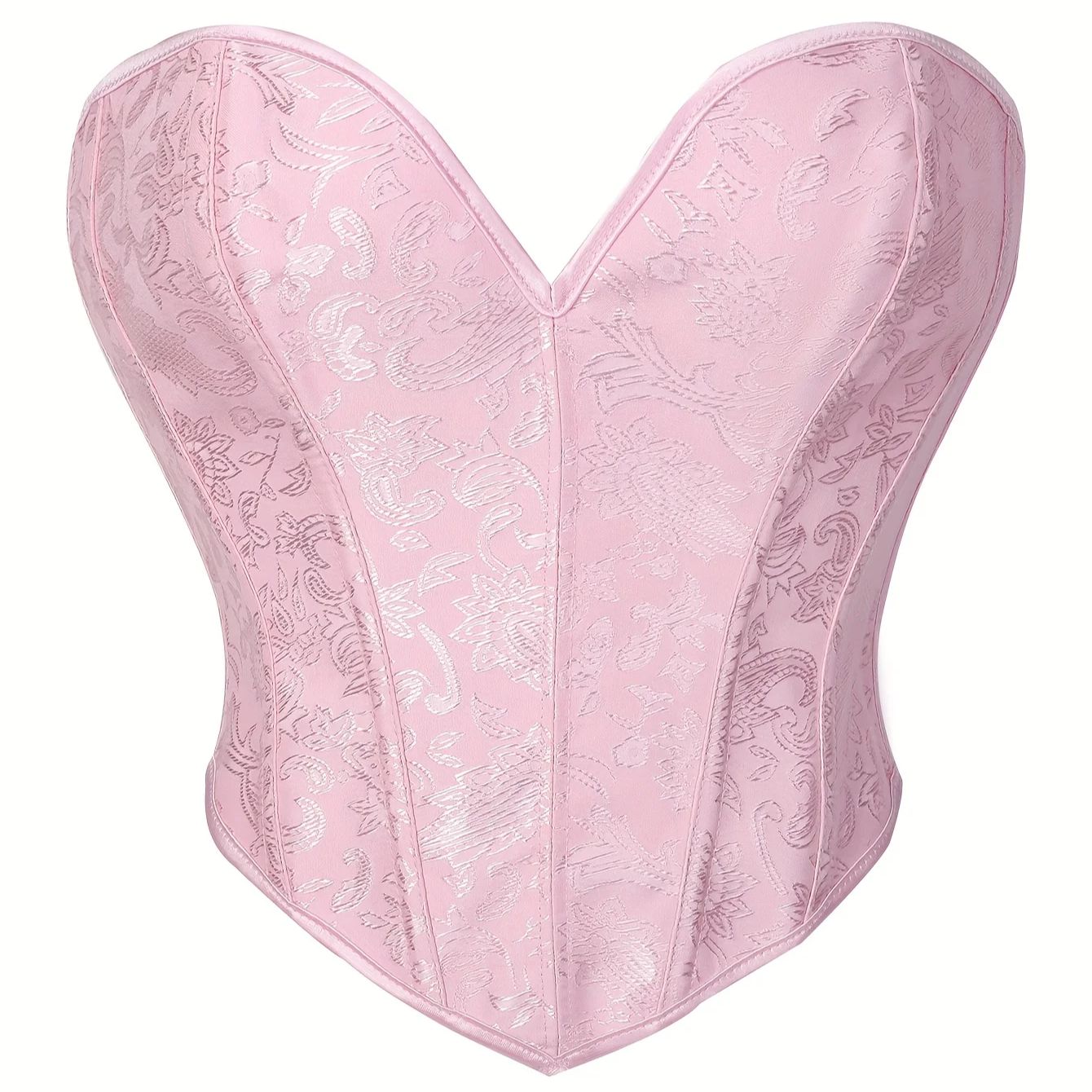 Różowy Gorset Gotycki Wiktoria – Strapless Bra Backless recenzja i cena