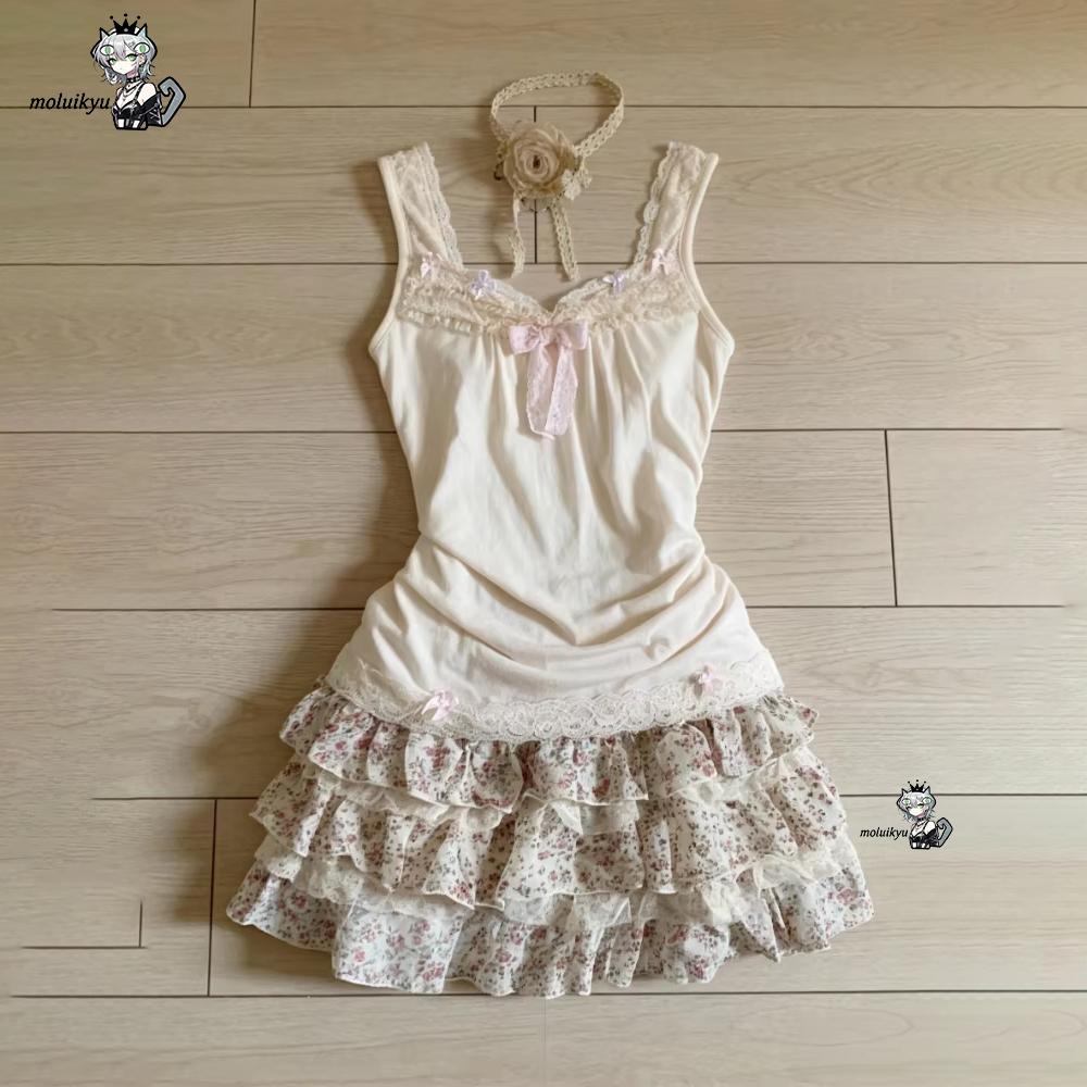 Damski Zestaw Ubrań Y2K 2-częś – Cami Top Lace recenzja i cena