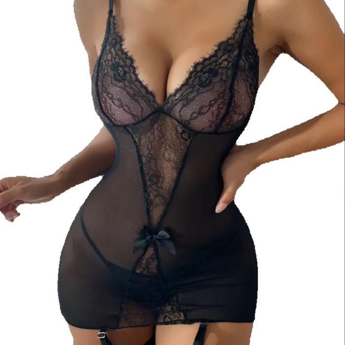 Koronkowy zestaw bielizny z po – Garter Belt Set recenzja i cena