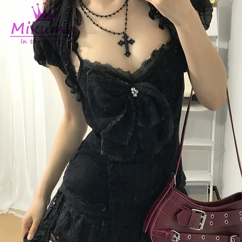 Mikumn Gotycki Lolita Czarny K – Cami Top Lace recenzja i cena