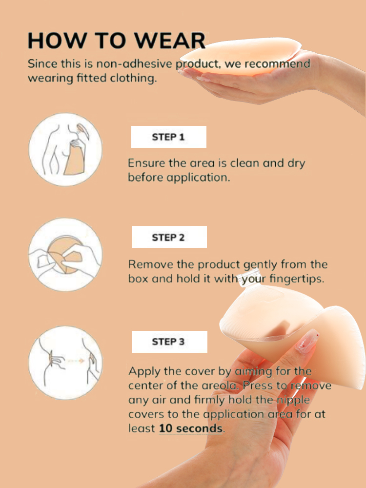 Wielorazowe, niewidoczne silik – Nipple Cover Pasties recenzja i cena