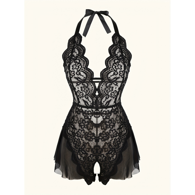 Urocze koronkowe body z siatec – Lace Teddy Lingerie recenzja i cena