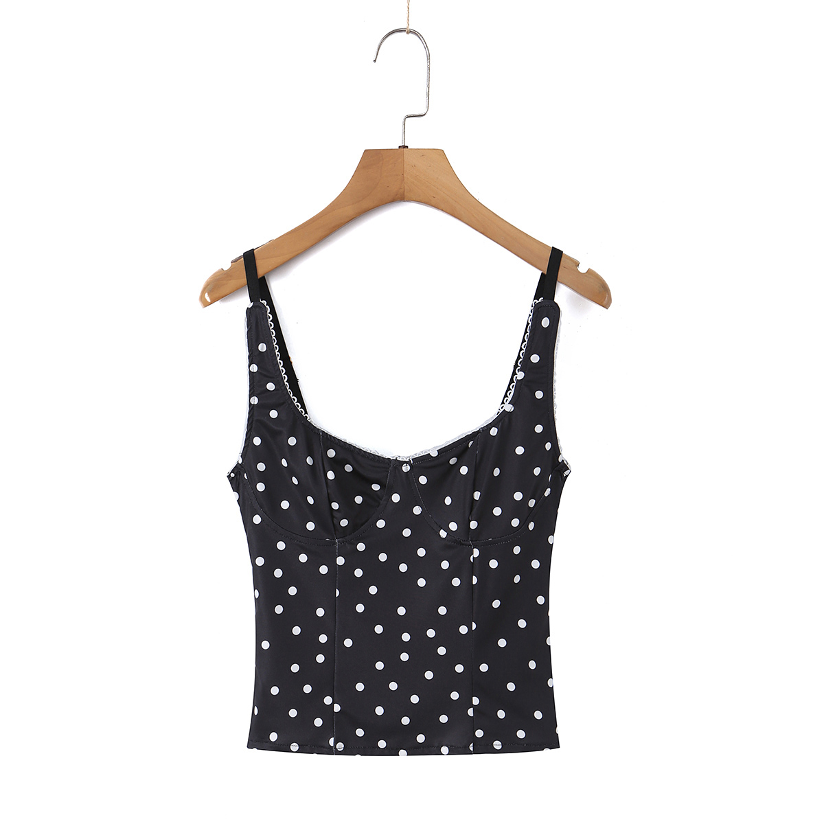 Czarny top typu cami z gorsete – Cami Top Lace recenzja i cena