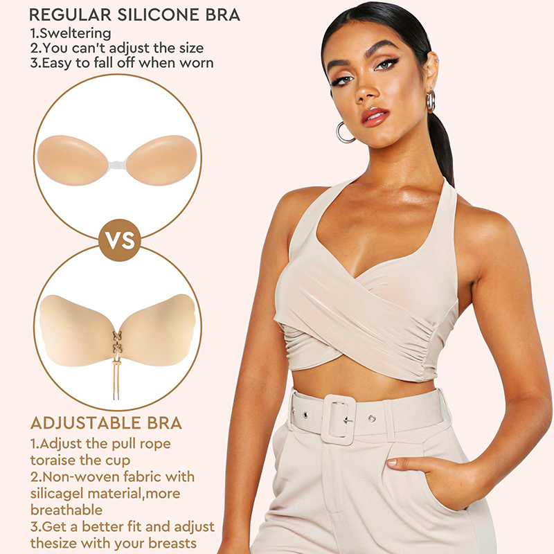 1/2 Pary Damskie Letnie Biusto – Strapless Bra Backless recenzja i cena