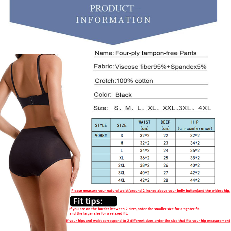 Majtki menstruacyjne ochronne  – Period Panty Absorbent recenzja i cena
