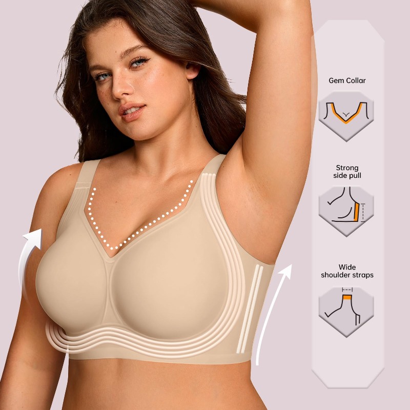 Biustonosz bez fiszbinów plus  – Push Up Bra Padded recenzja i cena