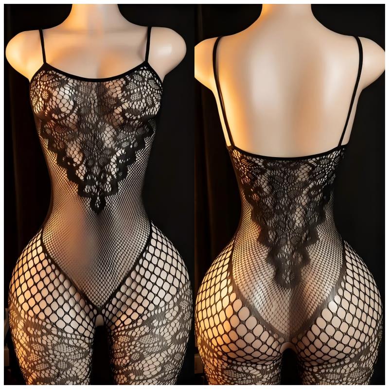 Seksowny zestaw bielizny dla k – Bodystocking Fishnet recenzja i cena
