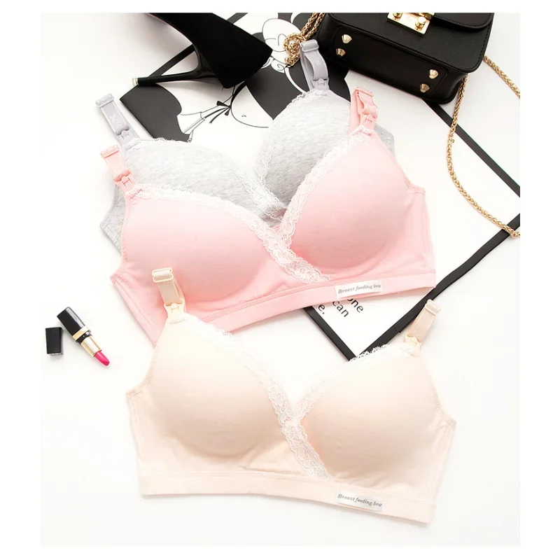 1 szt. Gładkie biustonosze do  – Nursing Bra Sleep recenzja i cena