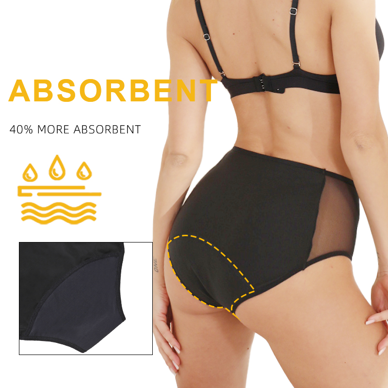 Damskie majtki z wysokim stane – Period Panty Absorbent recenzja i cena
