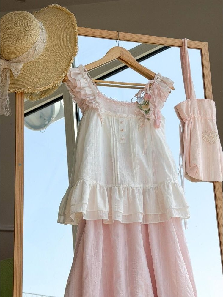 Słodki, kawaii komplet dwuczęś – Cami Top Lace recenzja i cena
