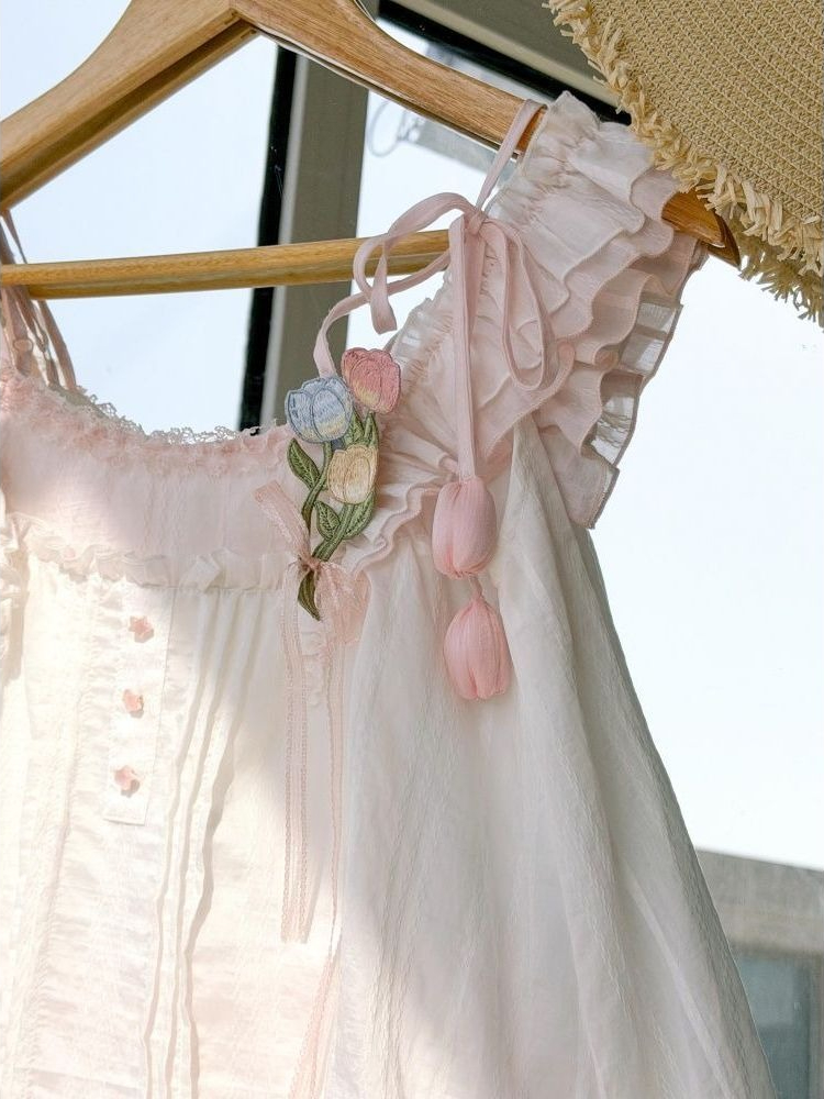 Słodki, kawaii komplet dwuczęś – Cami Top Lace recenzja i cena