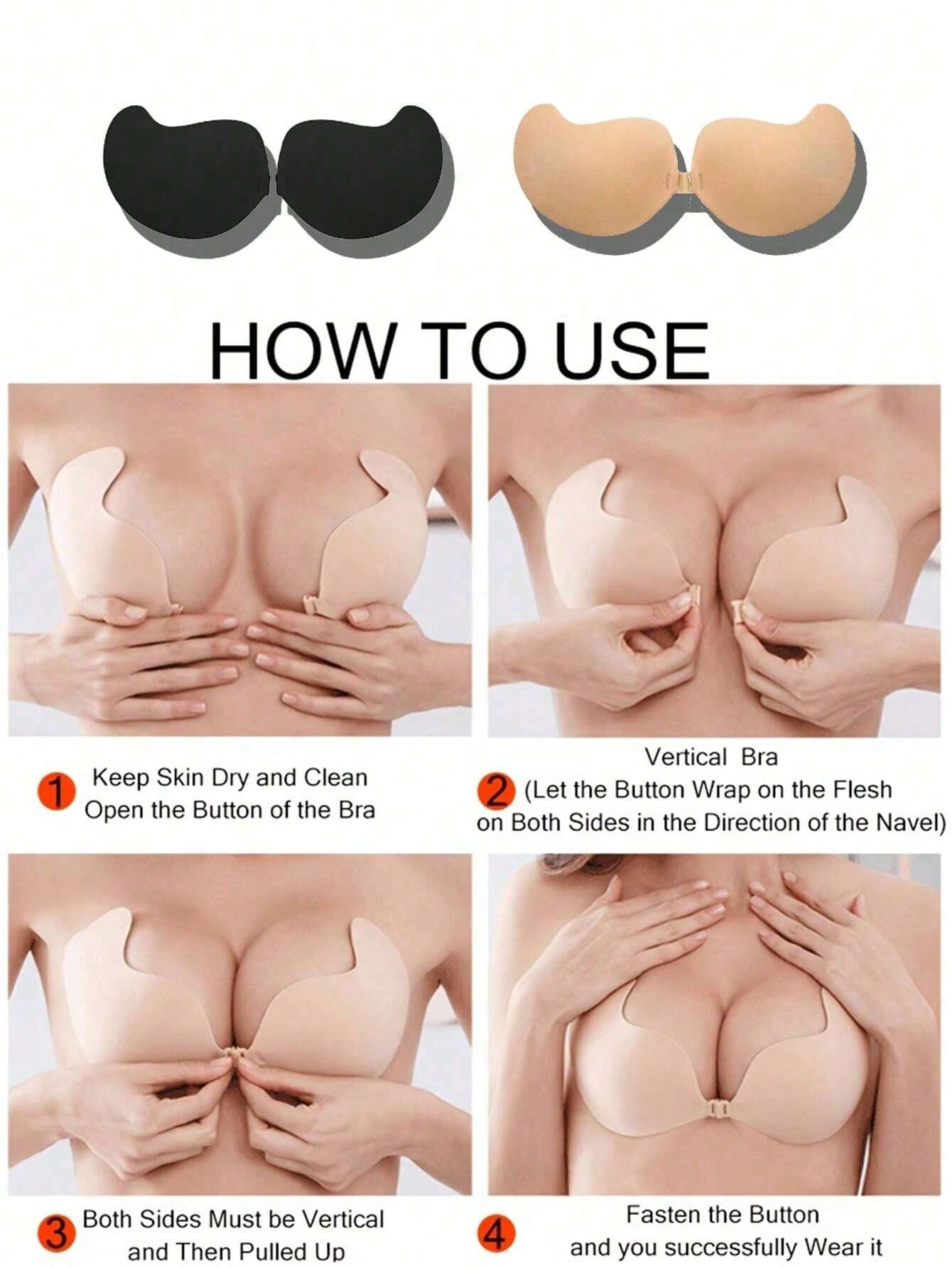 2-pak Damskie Samoprzylepne Ni – Push Up Bra Padded recenzja i cena