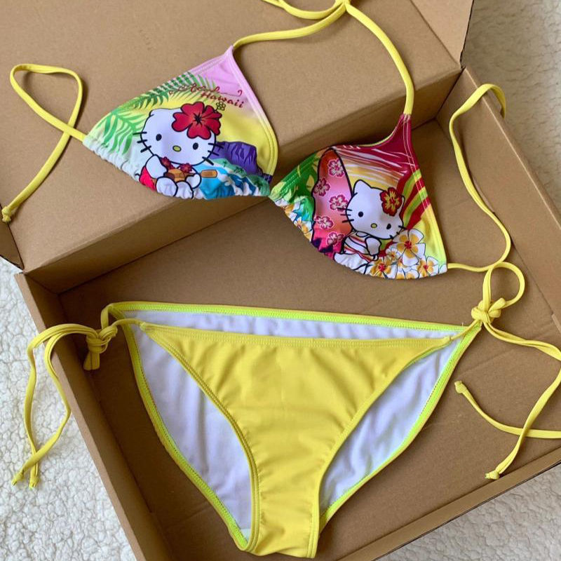 Dziewczęcy strój kąpielowy Y2K – Thong Bikini Women recenzja i cena