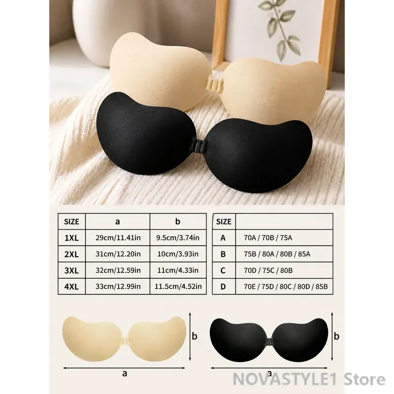2 pary oddychających, niewidoc – Strapless Bra Backless recenzja i cena