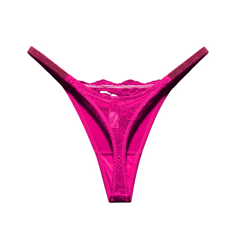 Koronkowe stringi z dżetami, s – Seamless Underwear Women recenzja i cena